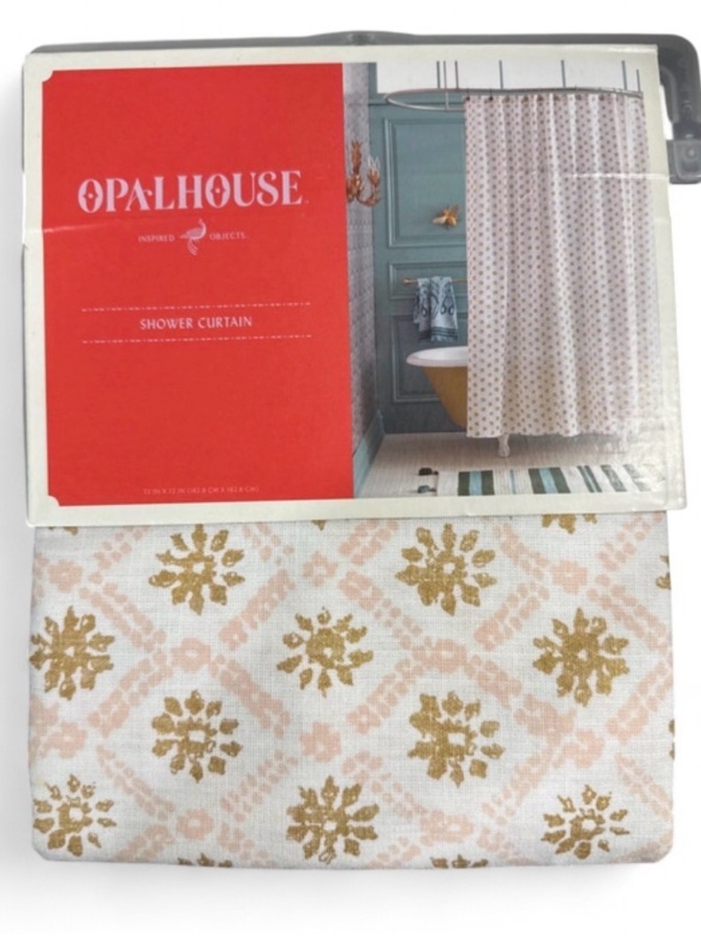 NWT Opalhouse Shower Curtain 72x72 100% Cotton